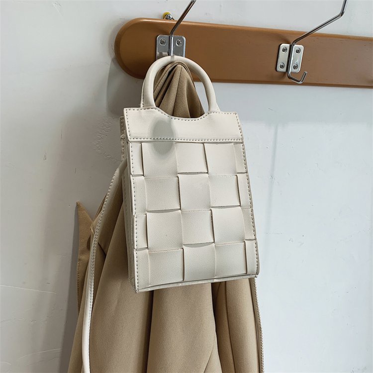 Túi đeo chéo hình vuông màu trơn kiểu dáng hợp thời trang trẻ trung dành cho nữ