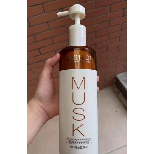 [SIÊU MƯỢT]Cặp dầu gội xả MUSK nội địa cao cấp siêu mềm mượt dùng cực thích