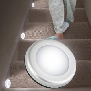 3 LED Push Touch Lamp Kitchen Cabinet Closet Night Wall Light