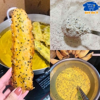 BỘT CHIÊN BÁNH CHUỐI 1KG, TRỘN SẴN, CHỈ CẦN CHIÊN-ảnh thật