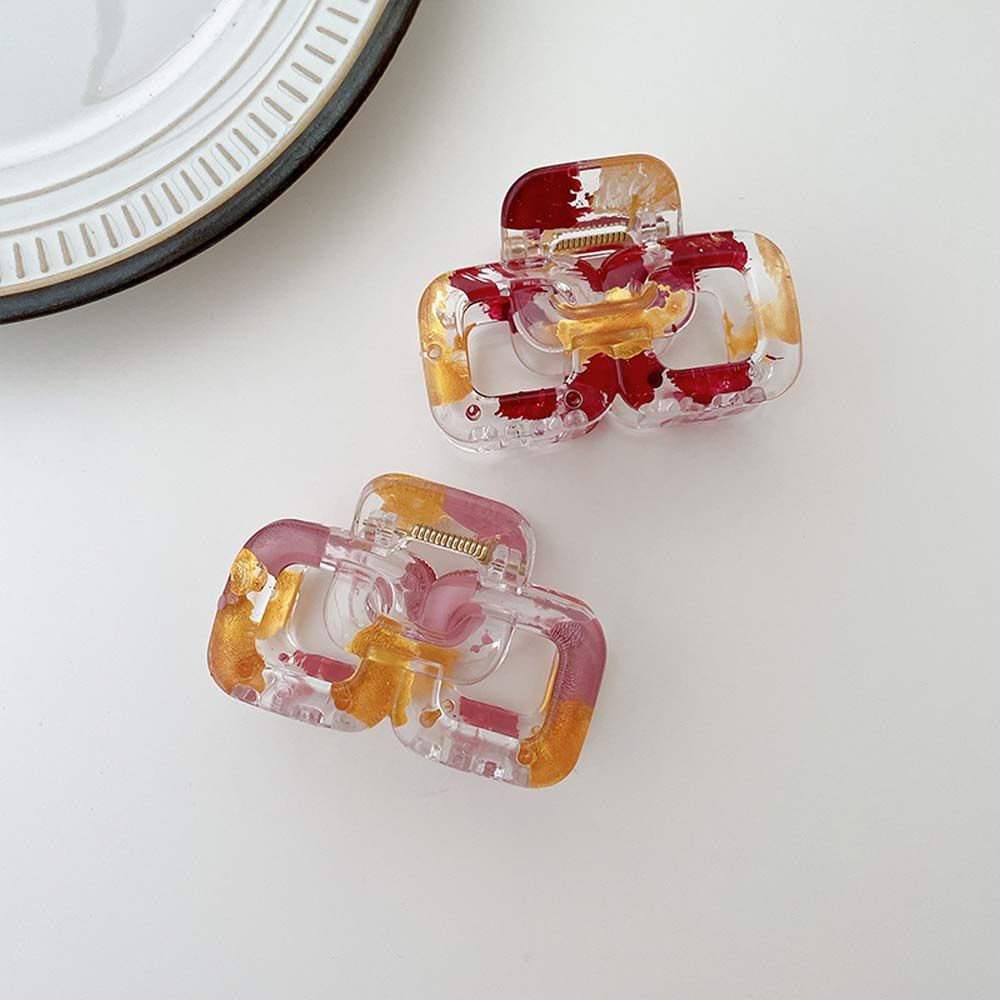 Kẹp Tóc Acrylic Nhiều Màu Sắc Phong Cách Hàn Quốc Thời Trang Cho Nữ