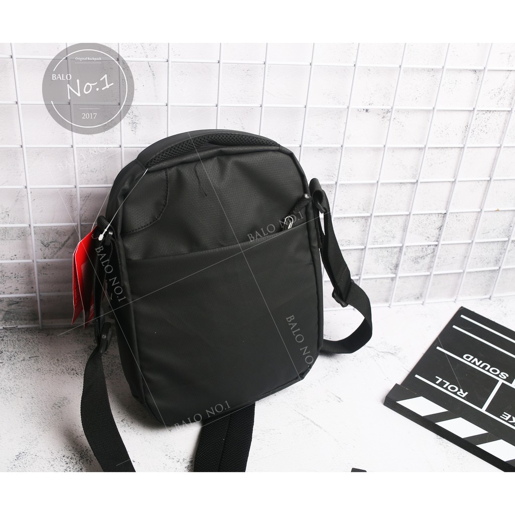 [ FREE SHIP ] Túi Đeo Chéo Ipad Thời Trang The North Face Sling Bag - Màu Đen Chữ Trắng