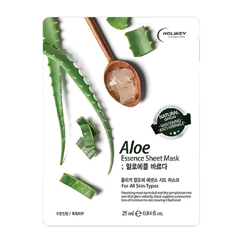 Mặt Nạ Lô Hội Cấp Ẩm - Làm Trắng Da HOLIKEY Aloe Essence Shhet Mask 25ml - 3W113