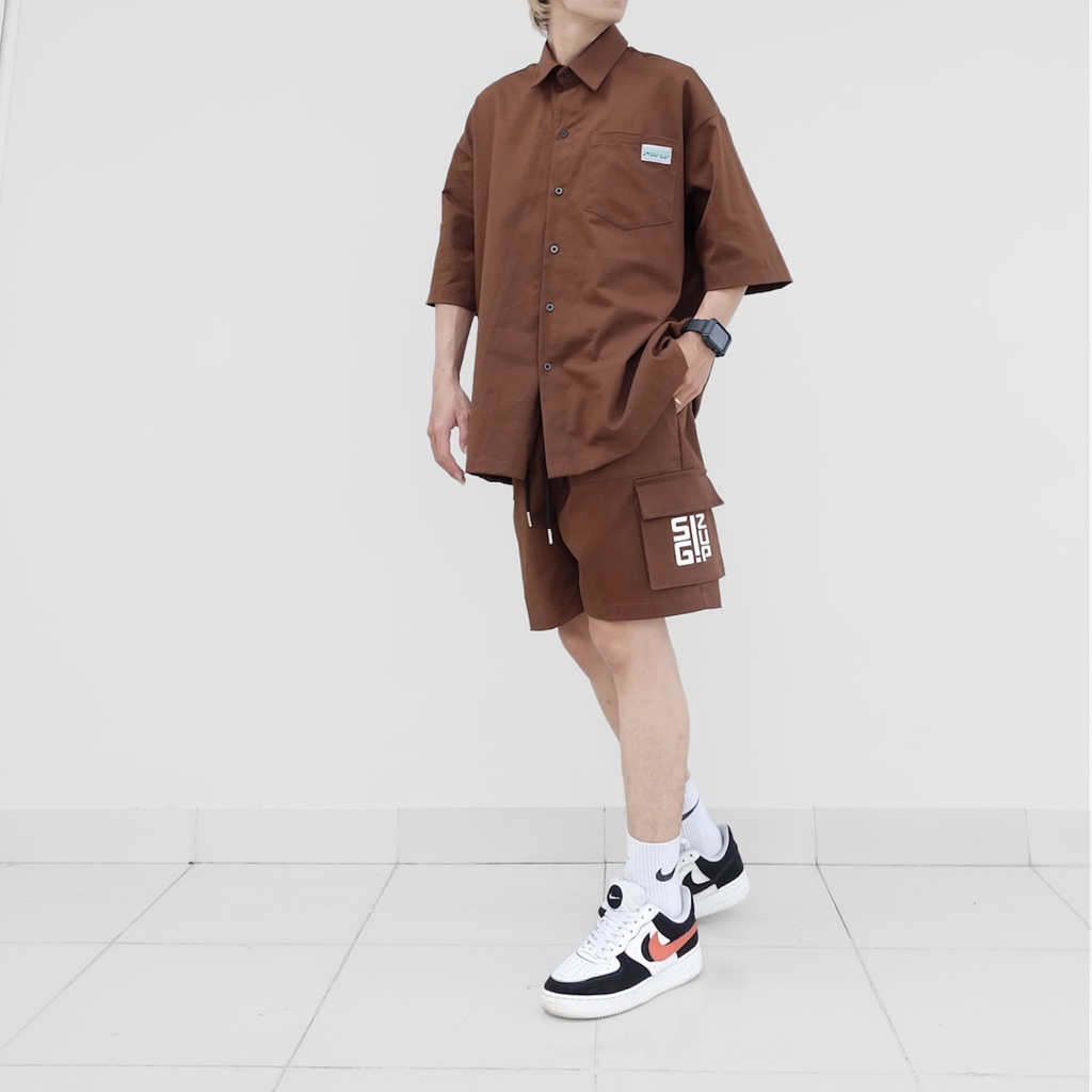 SET quần áo Kaki shorts - SAIGONZUP