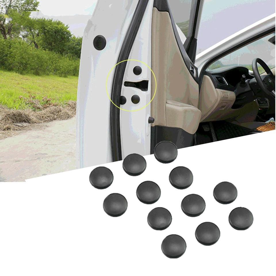 12pcs Car Door Lock Check Screw Protector Covers Stickers Waterproof Universal For Hyundai on Car Styling ABS Auto