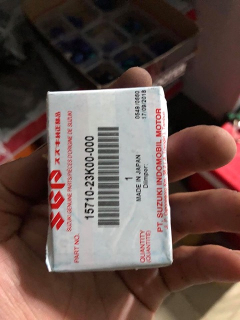 Kim phun GSX gắn Satria Raider Fi 10 lỗ chính hãng Suzuki indo