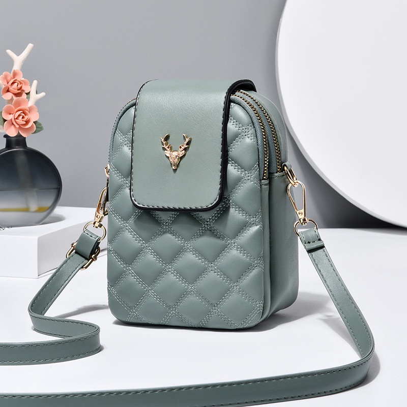 Túi Da Mềm Đeo Vai Đựng Điện Thoại/Tiền Cao Cấp Phong Cách Phương Tây Cho Nữ