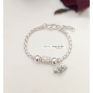 Lắc bạc trẻ em charm tuổi chó