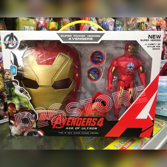 Marvel Con Quay Đồ Chơi Spinner Hình Iron Man