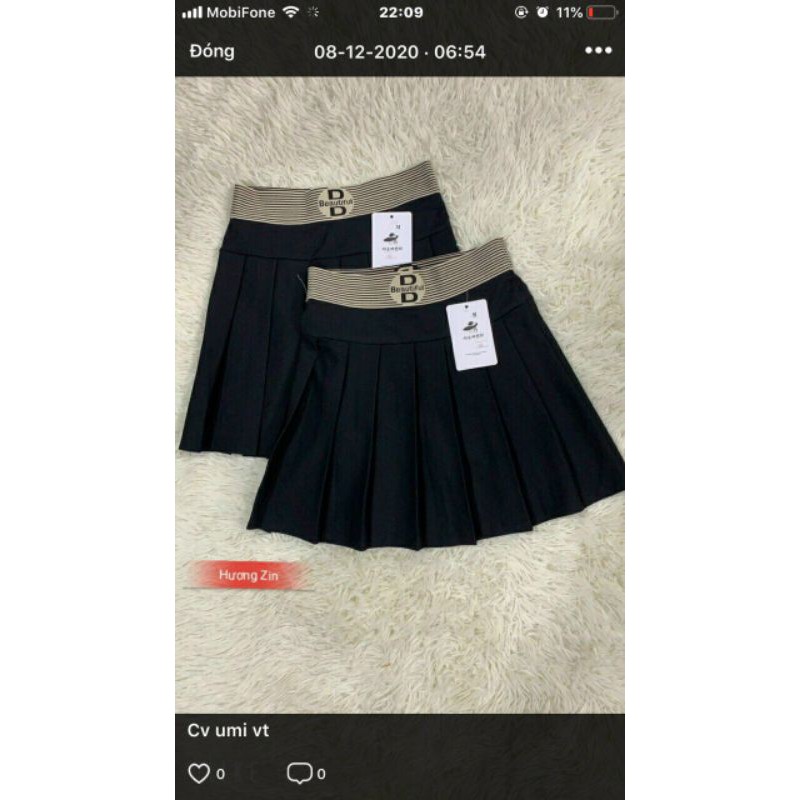 Chân váy xếp ly cạp chun co giãn, chân váy xoè chữ a | BigBuy360 - bigbuy360.vn