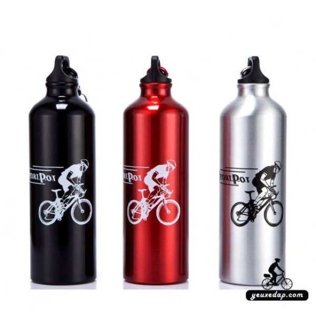 Bình nước xe đạp nhôm Sport POT