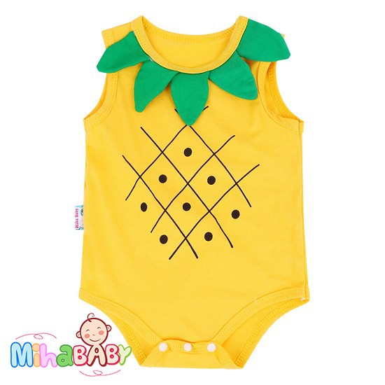 Bộ Bodysuit Chip Trái Thơm Cho Bé Mặc Tết