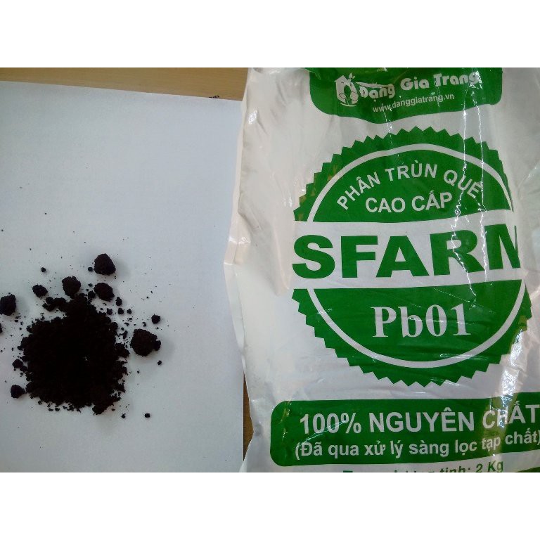 phân trùn quế SFARM gói 2kg