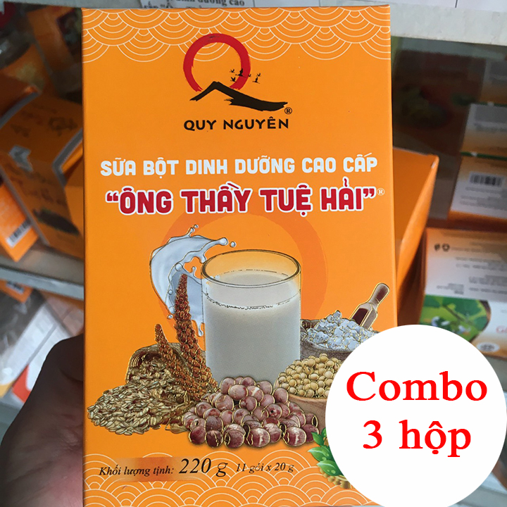 [Combo 3 hộp] Sữa dưỡng sinh ngũ cốc Thầy Tuệ Hải 220g