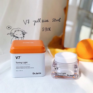 [chính hãng][hàng sẵn]Kem dưỡng V7 Toning Light Dr.Jart+50ml cính hãng Hàn Quốc