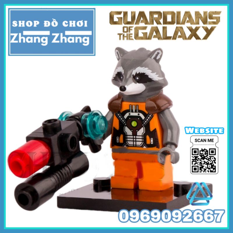 Đồ chơi Xếp hình Rocket Racoon trong The Guardian of Galaxy Minifigures WM284