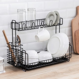 Kệ úp chén đĩa đa năng có khay hứng nước xuất nhật..