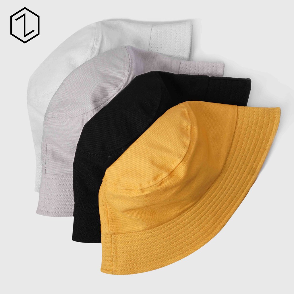 Nón Bucket tai bèo ONZ Studio trơn - Mũ·Bucket nam nữ cotton nhiều màu phong cách ulzzang Hàn Quốc MB01