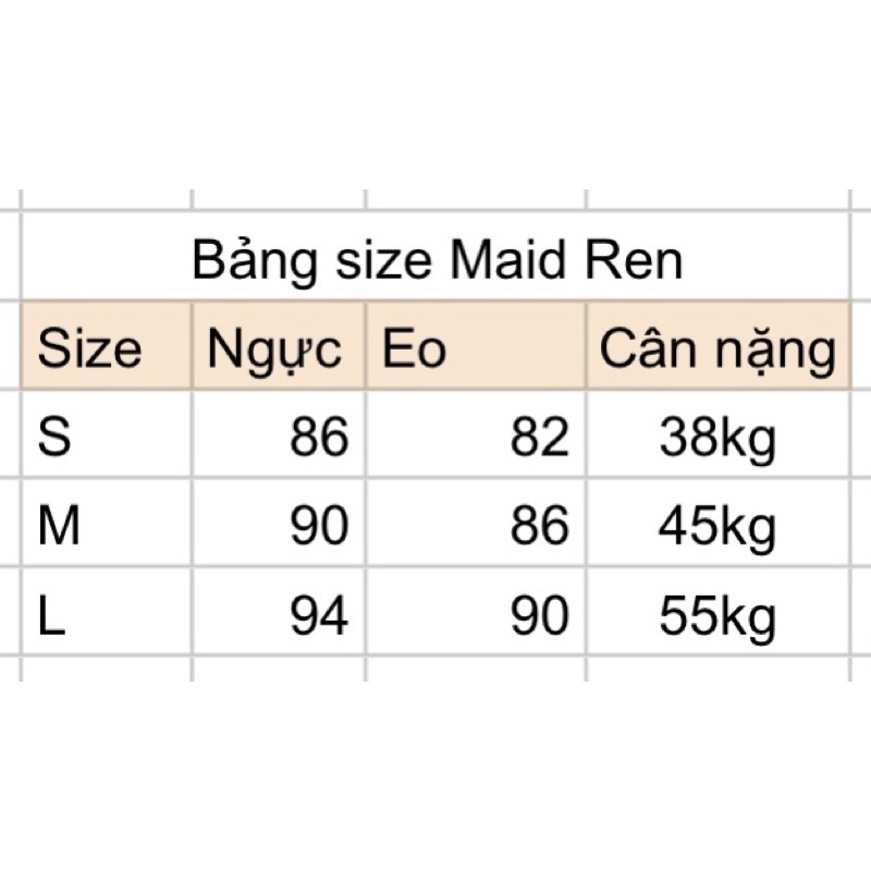 017 Trang phục Maid / Cosplay