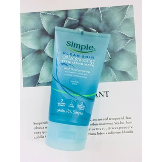 Sữa Rửa Mặt Simple Clear Skin Oil Balancing