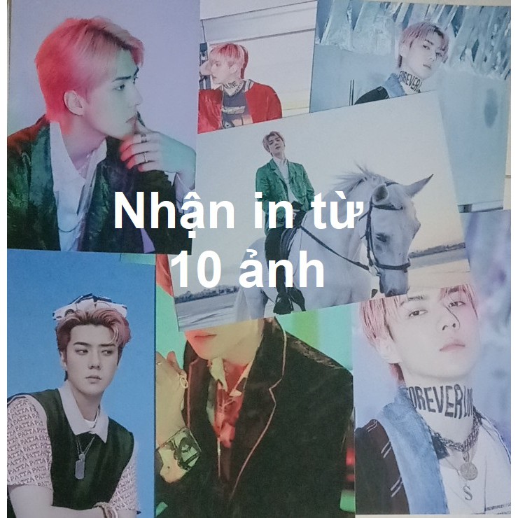 In Poster Kpop A4 giấy bóng dày theo yêu cầu giá rẻ