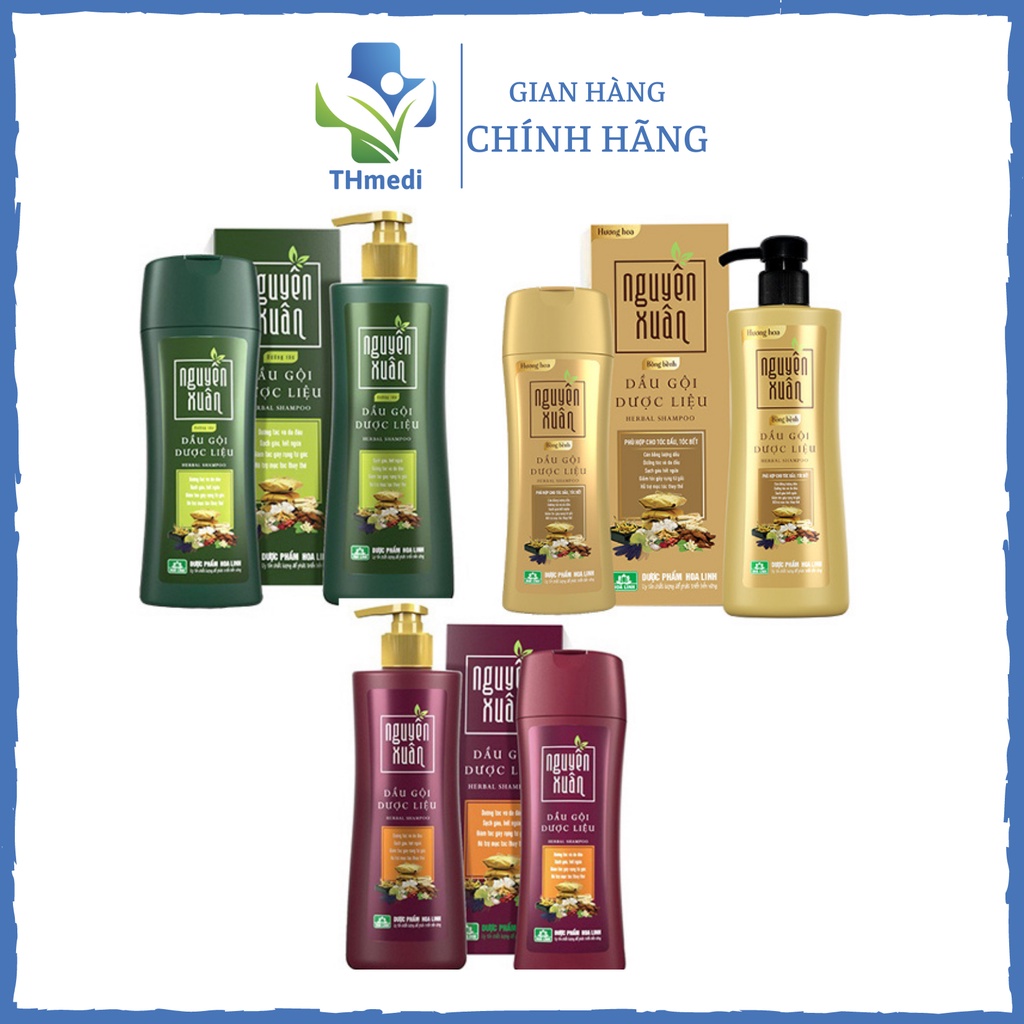 Dầu gội Nguyên Xuân (250ml) - chăm sóc, nuôi dưỡng tóc, giảm ngứa da đầu, giảm gãy rụng và kích thích mọc tóc