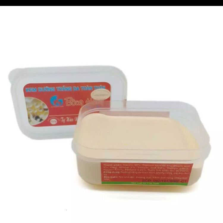 Kem bông hồng vuông, kem bông hồng hoàng gia 100g