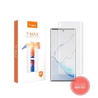 Kính uv cảm ứng siêu âm t-max cho note 10, note 10 plus và s10 plus, note 8, note 9