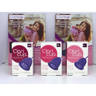 Cốc nguyệt san Claricup (TẶNG QUÀ TRỊ GIÁ 250k: GEL RỬA CỐC+VIÊN VIÊN TIỆT TRÙNG+CỐC TIỆT TRÙNG)