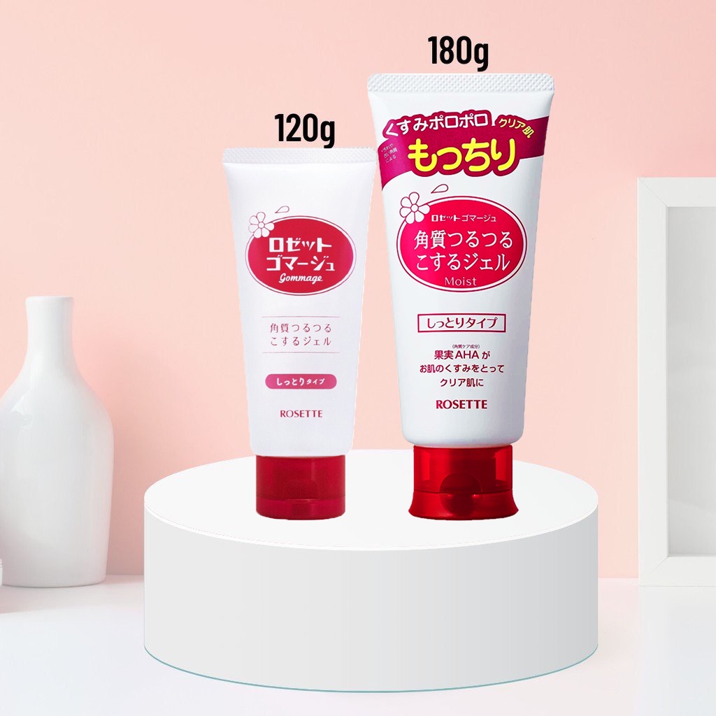 Tẩy tế bào chết Rosette Peeling Gel dành cho da khô 120g - 180g (No.1 Cosme) tẩy da chết mặt và body - ROXI Beauty