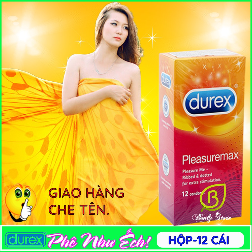 Bao cao su durex Pleasuremax [Hộp 12 Cái]