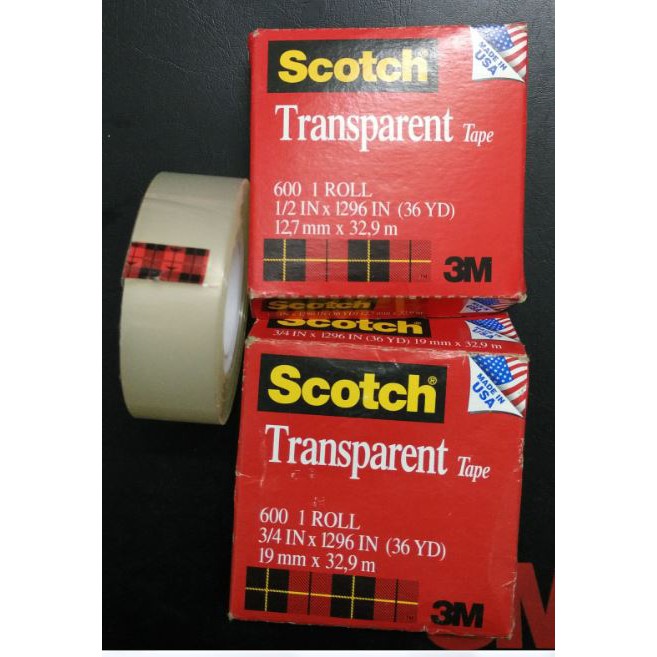 Băng keo 1 mặt 3M 600 - 3M Scotch Transparent Tape 600