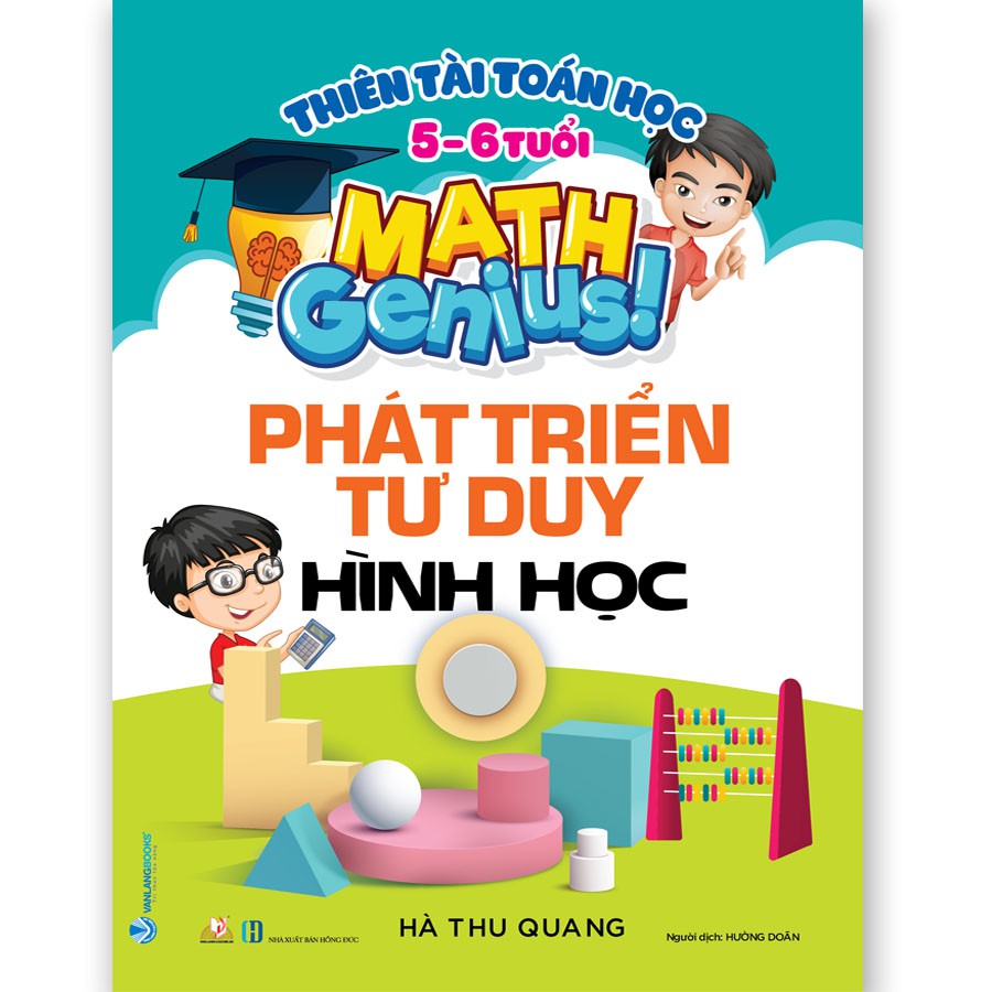 Sách - Thiên Tài Toán Học - Làm Quen Với Phép Cộng Trừ cho Bé Từ 5 - 6 Tuổi  - VLG