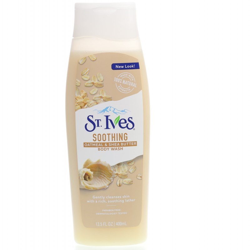 Sữa Tắm Lúa Mạch St. Ives Oatmeal &amp; Shea Butter body wash 473ml