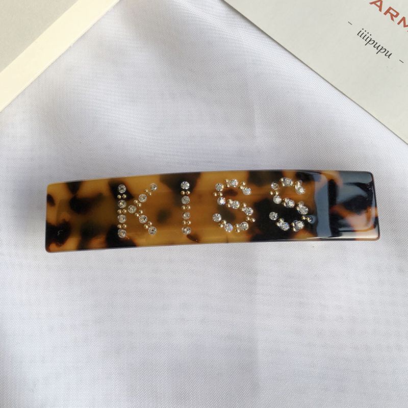 Kẹp Tóc Chữ Nhật Đính Đá 20 Kiểu Hàn Quốc Cho Nữ