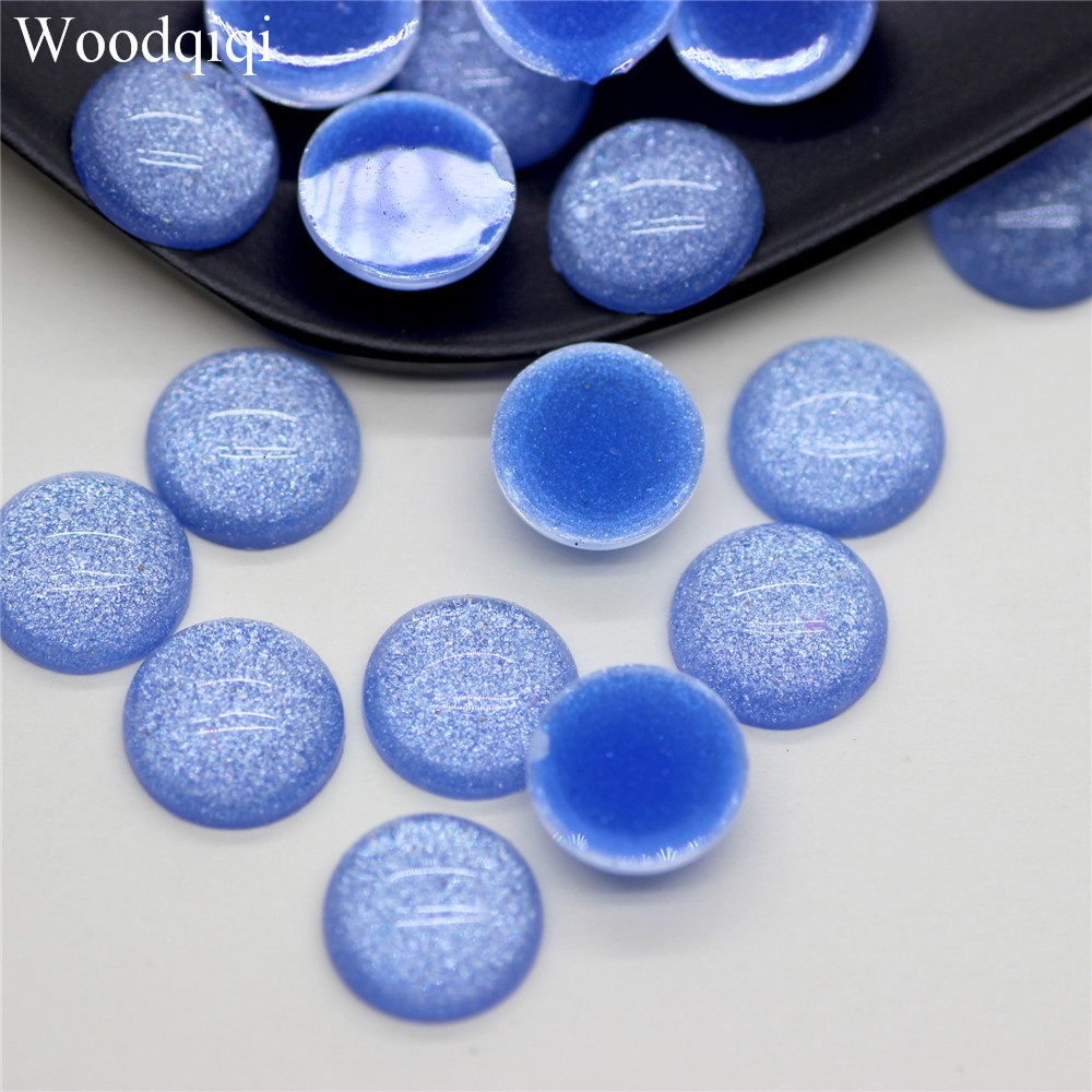 Set 20 Hạt Nhựa 10/12mm Nhiều Màu Làm Trang Sức Thủ Công