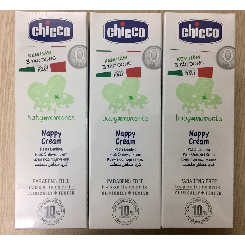  Kem hăm 3 tác động Chicco cho bé