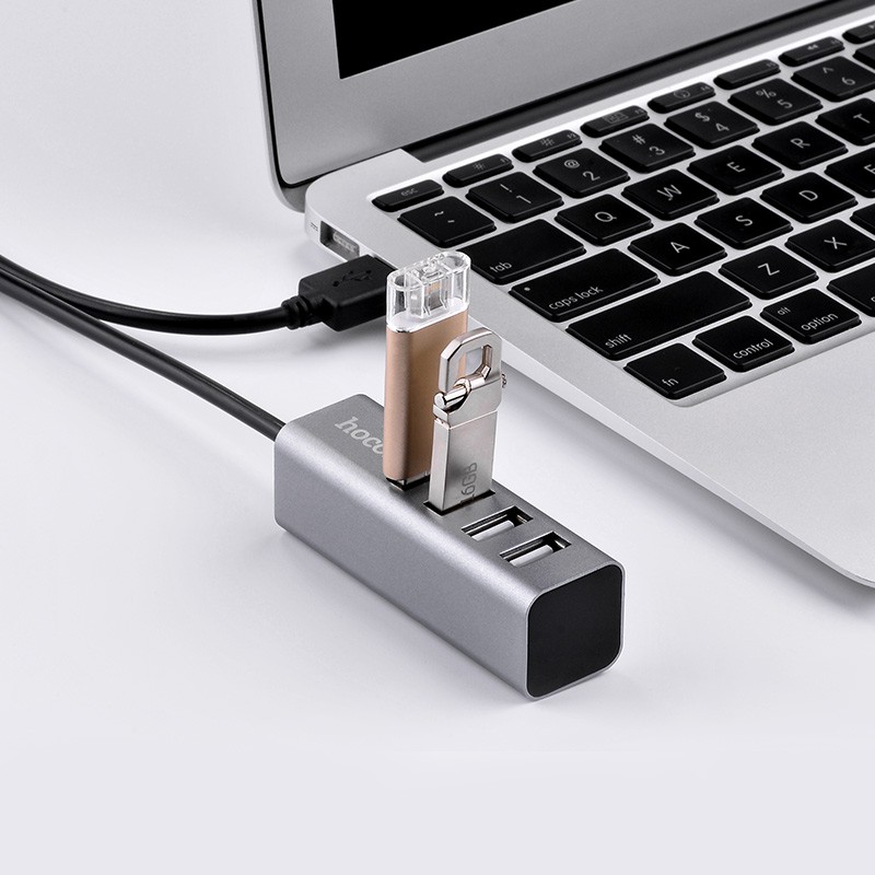(CHÍNH HÃNG) Hub USB Hoco HB1 - Chia 4 cổng usb tiện lợi