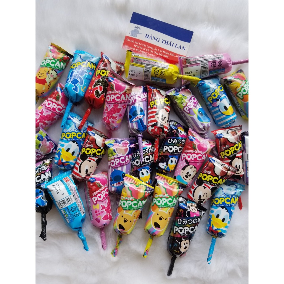 Kẹo Mút Popcan (Hộp 30 cây) Nhật Bản- Kẹo cây Mickey Nhật Bản