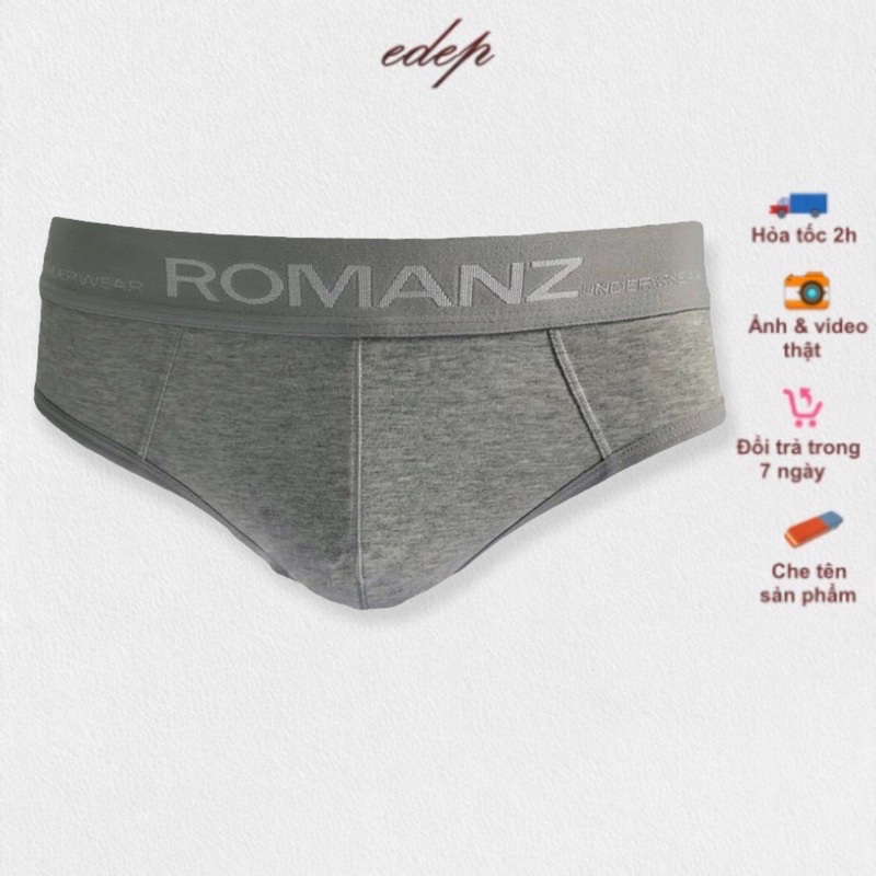 combo 2 quần lót nam cotton cao cấp co giãn 4 chiều (dáng body) ROMANZ_502RC