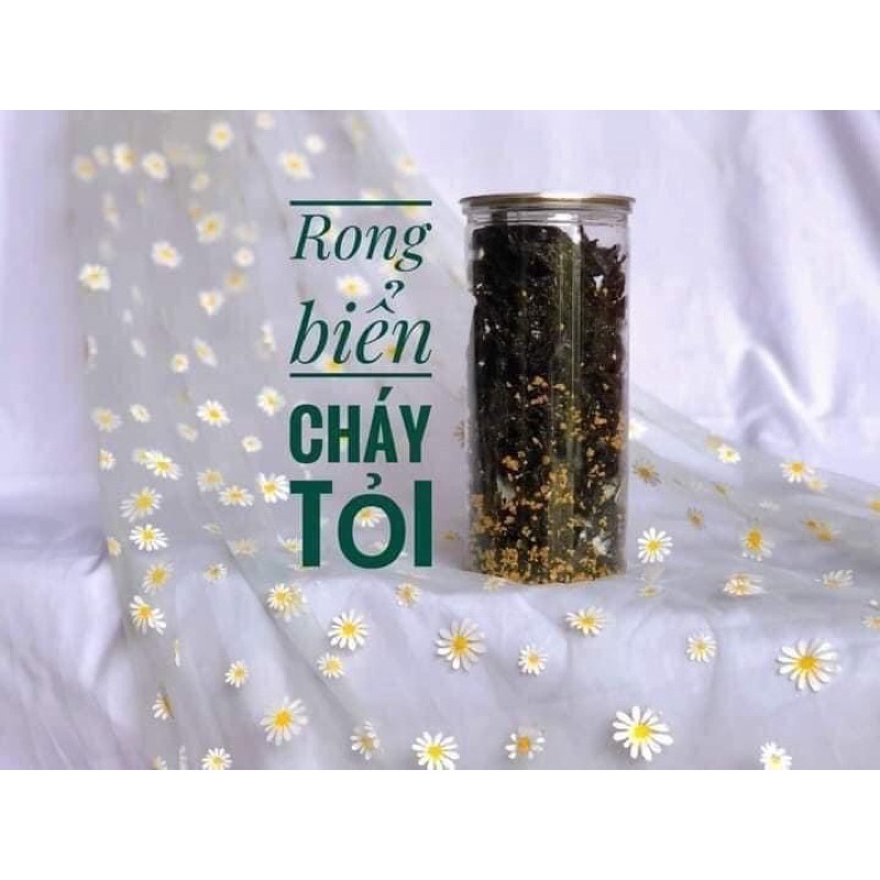 RONG BIỂN CHÁY TỎI ỚT SIÊU NGON ĐẬM VỊ HŨ PET 180GR - Lùn Con Food