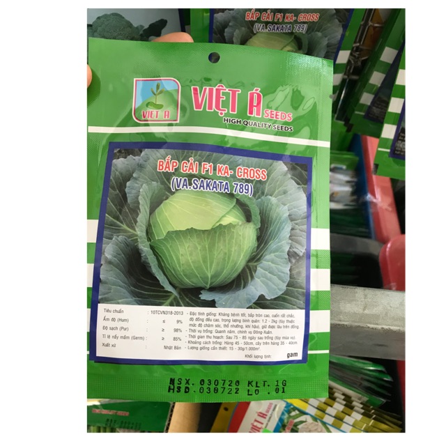 Hạt giống bắp cải Sakata- gói 1 gam
