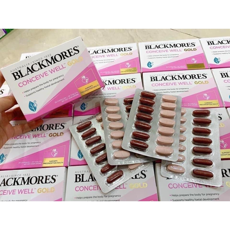 Blackmores Conceive Well Gold Tăng Khả Năng Thụ Thai Cho Nữ (56 Viên)