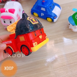 Đồ chơi xoop ! Túi 4 xe cứu hộ poly cho bé