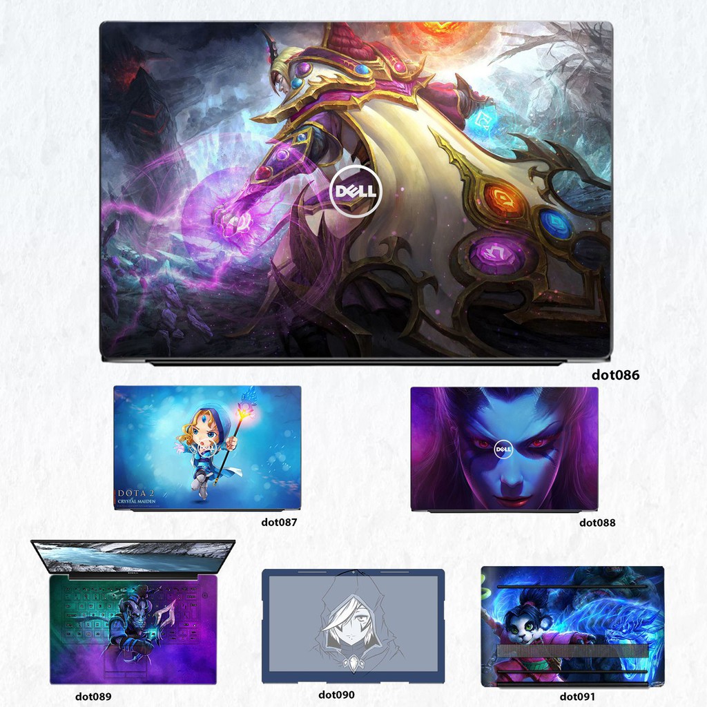 Skin dán Laptop Dell in hình Dota 2 nhiều mẫu 15 (inbox mã máy cho Shop)