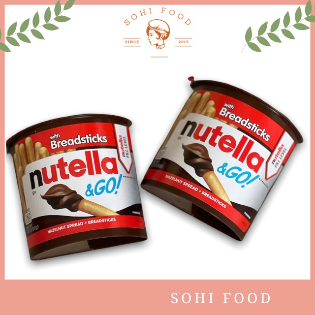 Bánh Que Chấm Socola Nutella Mỹ 52g - SOHI Store