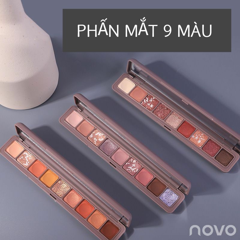 Phấn mắt 9 màu NOVO siêu hot/ Eyeshadows palette