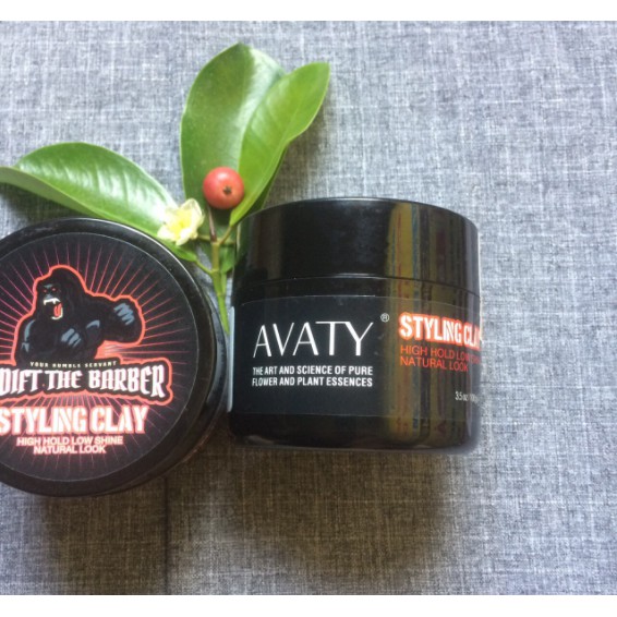 [CHÍNH HÃNG,ĐỘC QUYỀN,THIÊN NHIÊN]Sáp vuốt tóc AVATY đỏ(swift the barber) 100g tặng tất .