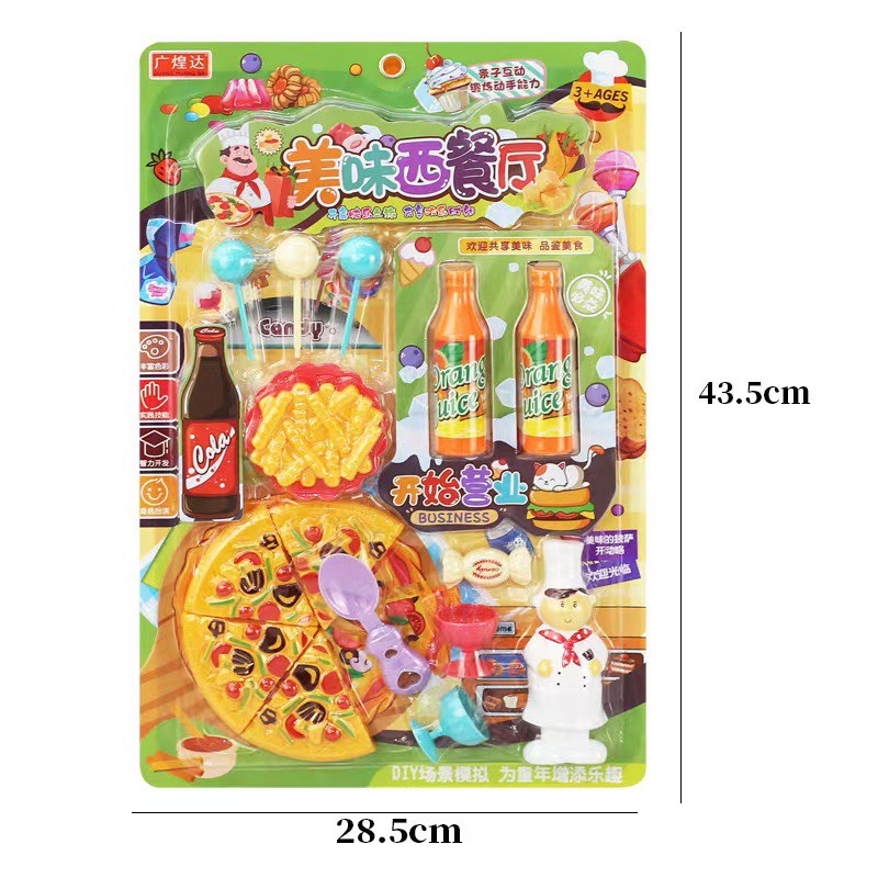 ĐỒ CHƠI NẤU ĂN VỈ BÁNH PIZA CHO BÉ