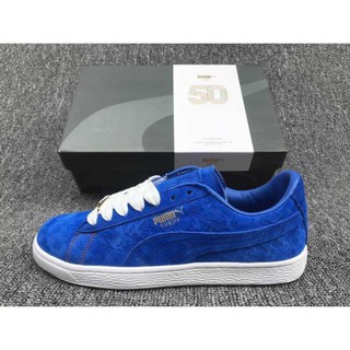 Brand Store PUMA Suede Classic x Paul Stanley đôi giày thể thao màu xanh sapphire Cực Đẹp5